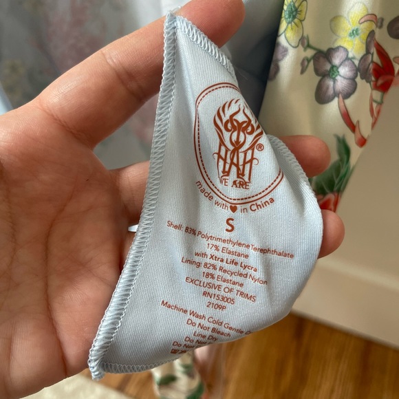 We Are HAH All Tied Up Top In Kyoto Kimono French Blue Various Sizes - Picture 5 of 8